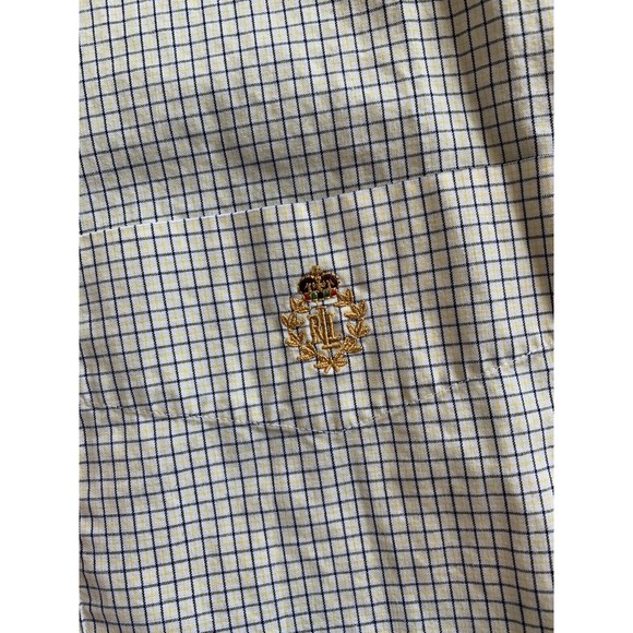 Vintage Y2K Ralph Lauren 100% Cotton Crest Sz Small Plaid - Picture 9 of 9